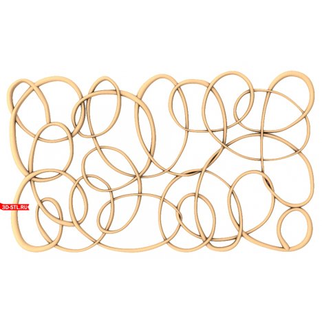3D STL model of the Magic Weave frame for CNC