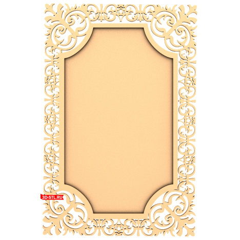 3D STL model of the Openwork Charm frame