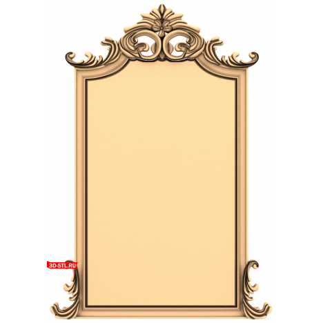 Elegant Baroque Carved Frame for CNC Machines 