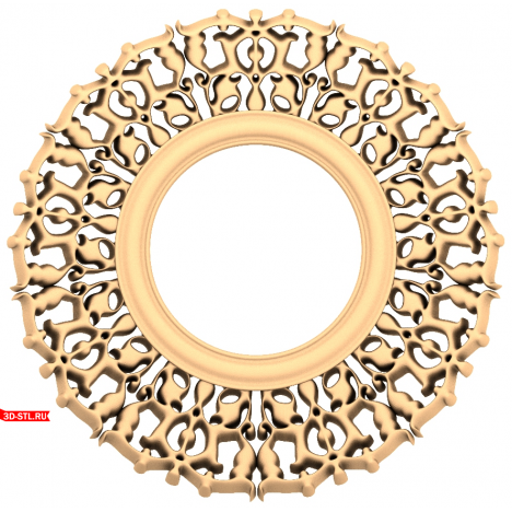 3D model of the Openwork Tenderness frame in STL format