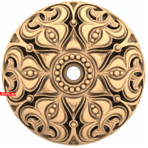 Rosette Floral Ornament