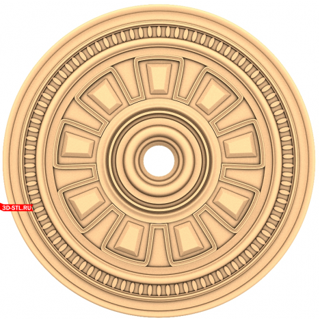 3D model of the Classic Radiance socket for CNC