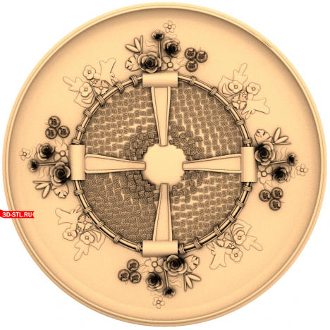 3D model of Flower Symphony for CNC