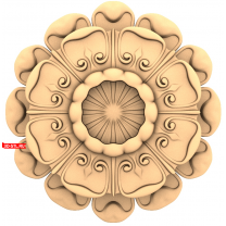 Decorative Rosette Symphony