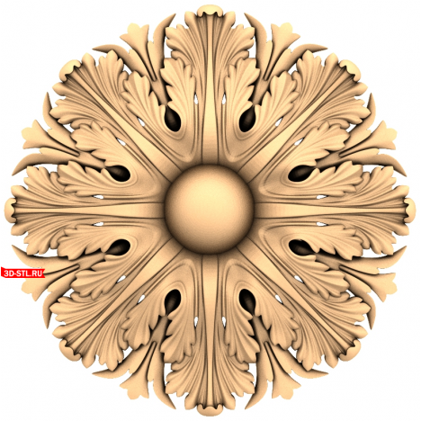 Vintage Inspiration 3D Socket Model in STL Format for CNC