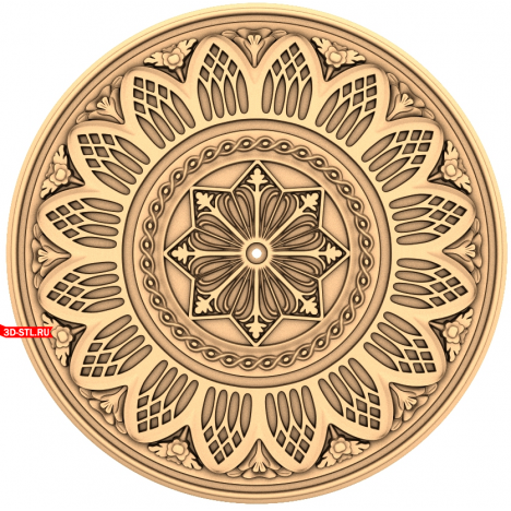 Oriental Flower Rosette 