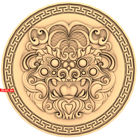 STL model of the Dragon's Eye socket for CNC