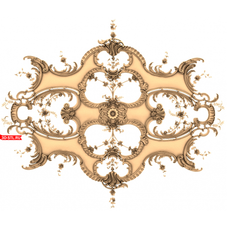 3D model of the Royal Knot socket for CNC machining