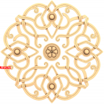 Art Deco rosette