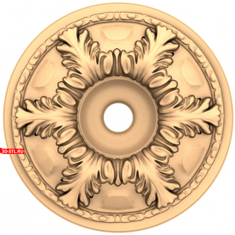 Classic carved rosette 