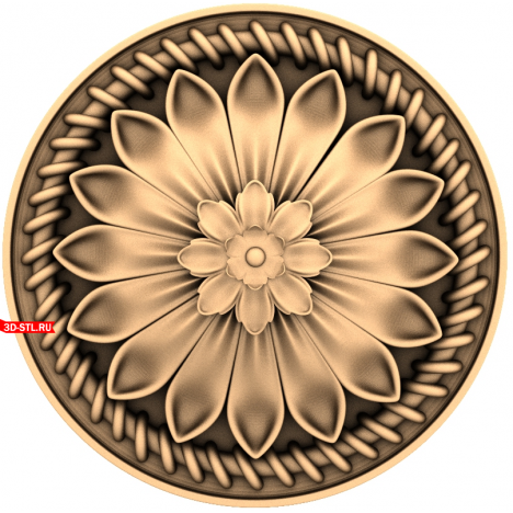 An elegant 3D model of a socket in STL format for CNC