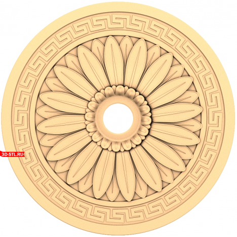 3D model of the Solar Vortex socket for CNC in STL format