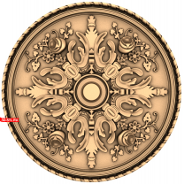 Rosette Flower Medal