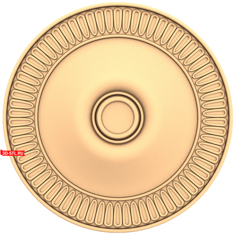 3D model of the Halo of Greatness socket for CNC