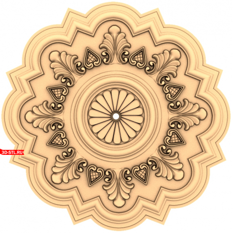 3D model of the Vintage Nobility socket in STL format for CNC