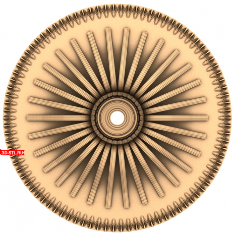 3D model of a socket for CNC in STL format