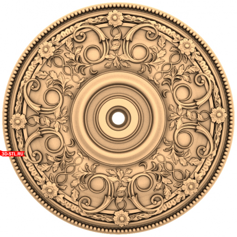 3D model of the Twisted Vine socket for CNC