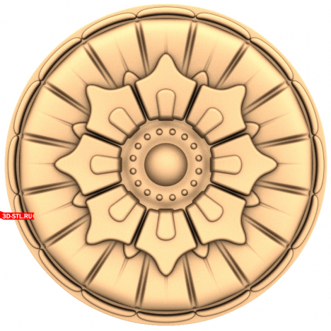 3D model of STL socket for CNC machine