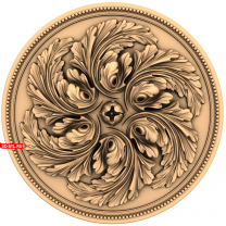 Acanthus Whirlwind Rosette