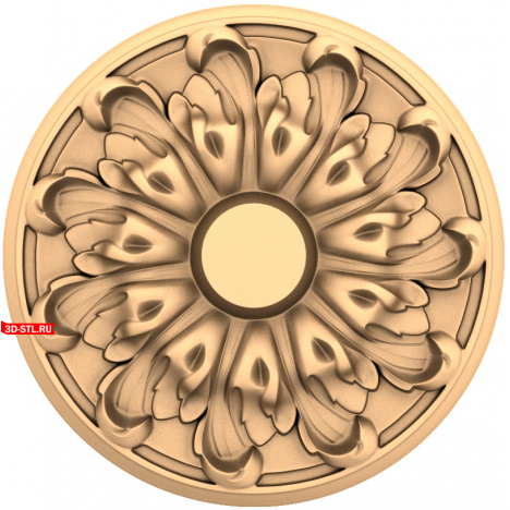 3D model of Flower inspiration for CNC machine