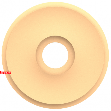 Round Refinement - STL Rosette Model for CNC