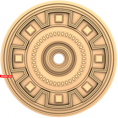 3D model of a socket. Socket Geometry for CNC.