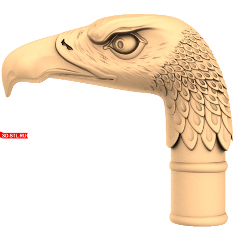 Рукоятка в виде Головы Орла — 3D модель STL для ЧПУ