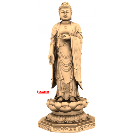 3D model of Buddha for 3D printing