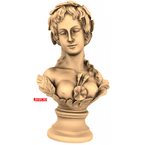Girl with Arrows - 3D Printable Model