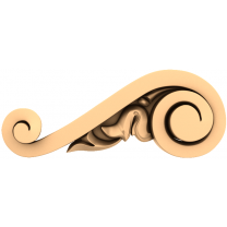 Elegant decor with a wave pattern