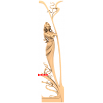 The graceful figure of a woman