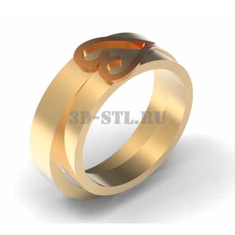 3D Ring #29 | 3D model of a jewelry ring for waxing (*.3dm)