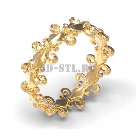 3D Ring #30 | 3D model of a jewelry ring for waxing (*.3dm)