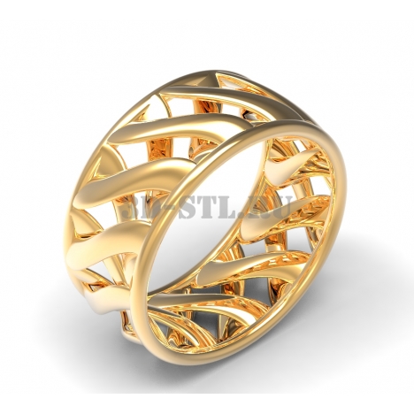 3D Ring #19 | 3D model of a jewelry ring for waxing (*.3dm)
