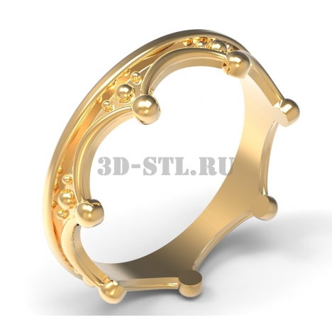 3D Ring #91 | 3D model of a jewelry ring for waxing (*.3dm)