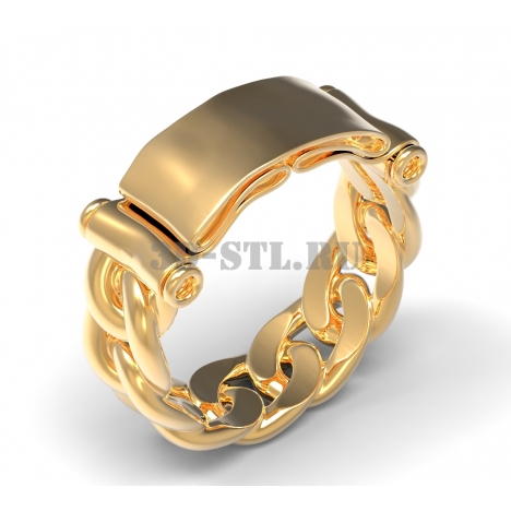 3D Ring #45 | 3D model of a jewelry ring for waxing (*.3dm)