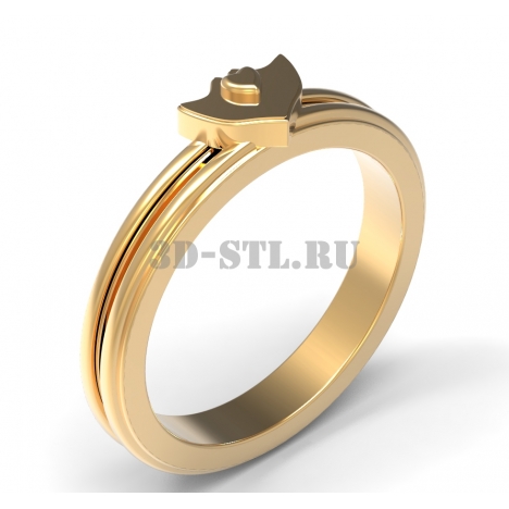3D Ring #10 | 3D model of a jewelry ring for waxing (*.3dm)