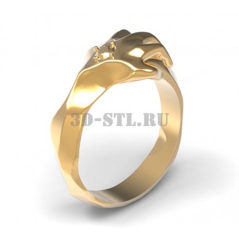 3D Ring #24 | 3D model of a jewelry ring for waxing (*.3dm)