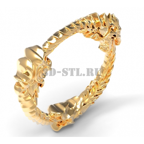 3D Ring #85 | 3D model of a jewelry ring for waxing (*.3dm)