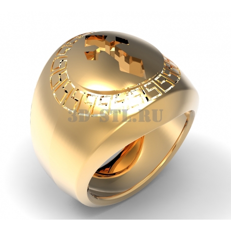 3D Ring #52 | 3D model of a jewelry ring for waxing (*.3dm)