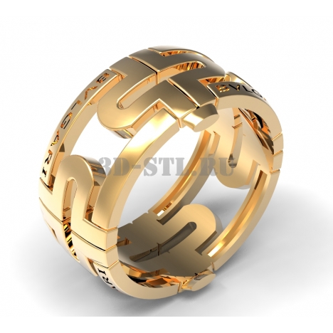 3D Ring #16 | 3D model of a jewelry ring for waxing (*.3dm)