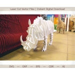 3D Boar Laser Cut File