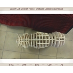3D Boar Laser Cut File
