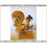 Rooster Laser Cut File