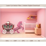 Pony and Carriage 3D Laser Cut File