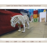 Tiger 3D Laser Cut File