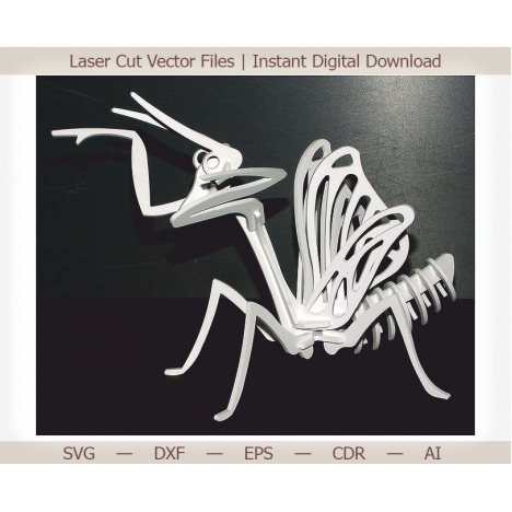 Mantis Laser Cut File