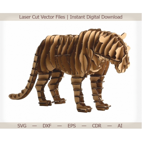 Tiger Laser Cut File