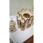 Макет для лазерной резки «Церковь Покрова на Нерли»
