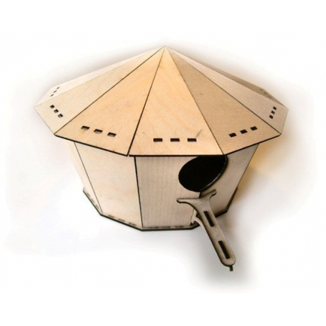 Bird House Laser Cut File